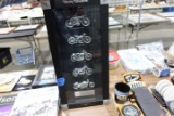 LEGENDARY HARLEY DAVIDSON RACING MACHINE FRAMED UNDER GLASS