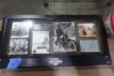 HARLEY DAVIDSON MOD 1942 WLA FRAMED UNDER GLASS