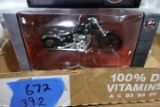 HARLEY DAVIDSON COLLECTIBLES MINIATURE MOTOR CYCLES CHRISTMAS ORNAMENTS AND