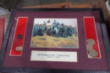4 FRAMED CIVIL WAR DECORATIVES