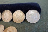 7 PEACE SILVER DOLLARS 5 1922 1923 1924