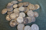 56 WASHINGTON SILVER QUARTERS 3 1950 8 1951 8 1952 4 1953 5 1954 1955 4 195