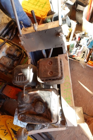 #3103 WALK BEHIND CONCRETE SAW TARGET PAC III 420 CC GAS ENG