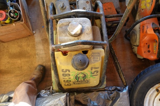 #3102 WACKER TAMPER WP1550 HONDA GX160 GAS ENG