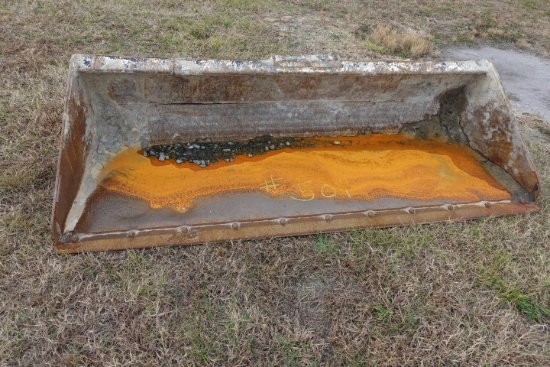 #501 HLA BUCKET 7'  QUICK CONNECT BUCKET 32" DEEP 17" TALL REPLACEABLE BLAD