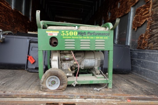 #1303 TITAN INDUSTRIAL GENERATOR DIESEL ENGINE 5500 SERIES 120 AND 240 SERV