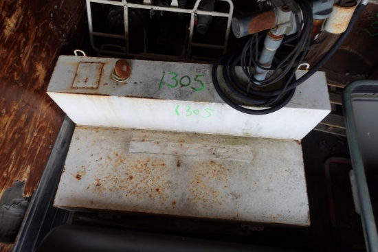 #1305 PICK UP FUEL TANK MODEL 480000 SN 163707 14 GAUGE STEEL 105 GALLON 12