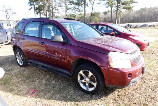 #304 2007 CHEVY EQUIINOX 131307 MILES AWD CD PLAYER CLOTH INTERIOR ROOF RAC