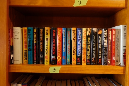 LARGE LOT HARDBACK BOOKS SET 1 THROUGH 12 JAMES PATTERSON WOMENS MURDER CLU