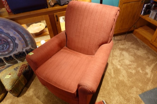 SWIVEL ROCKER UPHOLSERTED CHAIR