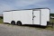 #4301 2022 SPARTAN V NOSE ENCLOSED TRAILER 8 1/2 X 24 SPREAD TANDEM AXLE RA