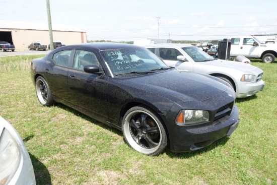 #3202 2007 DODGE CHARGER 194721 MILES POWER DOORS WINDOWS SEATS CLOTH INTER