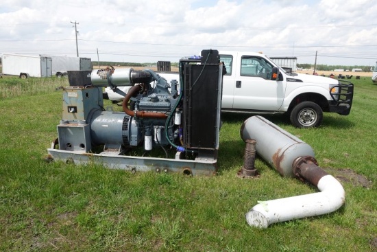#3801 GENERATOR DETROIT DIESEL GEN MODEL 8065 7405 275 KW 480 VOLT 3 PHASE