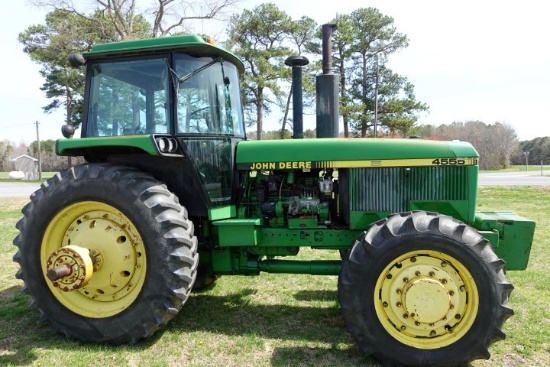 #901 JOHN DEERE 4555 4 WD CAB 173 HP ENG POWER SHIFT TRANSMISSION ENG HAS 3