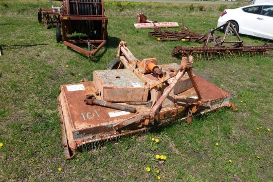 #101 WOODS BUSH HOG 7' 3 POINT MOUNT PTO DRIVEN SOLID REAR WHEEL