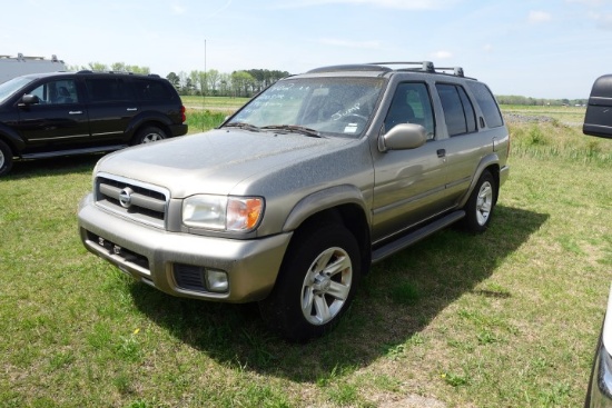 #402 2003 NISSAN PATHFINDER 198118 MILES AM FM CD PLAYER POWER DOORS WINDOW