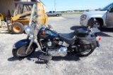 #602 2001 HARLEY DAVIDSON MOTORCYCLE FAT BOY 13466 MILES 88 CUBIC INCH ENG