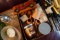 BOX LOT YANKEE CANDLES TERACOTTA NAPKIN RINGS MISC CANDLES