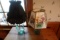 TWO ANTIQUE MASON JAR LAMPS BALL AND ATLAS