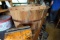 BENCH LOT INCLUDING BENCH VISE CANDY TIN MAIL BOX VINTAGE FLEIS CHMANNS FRO
