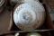 BOX LOT WITH HAND PAINTED DISHES IRONSTONE DISH AND BAVARIA HAND PAINTED PC
