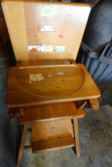 HARDWOOD HIGHCHAIR