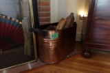 ANTIQUE COPPER WASH TUB APPROX 24 INCH LONG