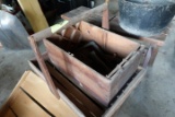 WOODEN CRATE STRAWBERRY BASKET HOLDER LARGE LOT ANTIQUE LOCKS DOOR KNOBS RO