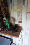 WALL LOT INCLUDING BATTERY DRILLS DEER CAMS GUN CLEANING KIT WOODEN CRATE G