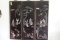 3 SECTIONAL PANEL GEISHA GIRLS APPROX 40 X 39 INCH
