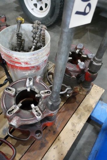 RIDGID 4P J RECEDING GEARED THREADER 2 1/2" TO 4" PIPE JAM PROOF THREADER