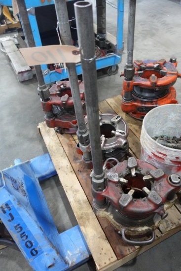 RIDGID 141 RECEDING GEARED THREADER 2 1/2" TO 4" PIPE JAM PROOF THREADER