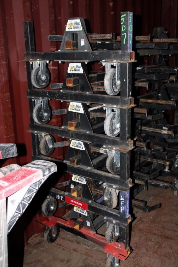 #507 6 MAC RACK I CARTS 1000 CAP EA