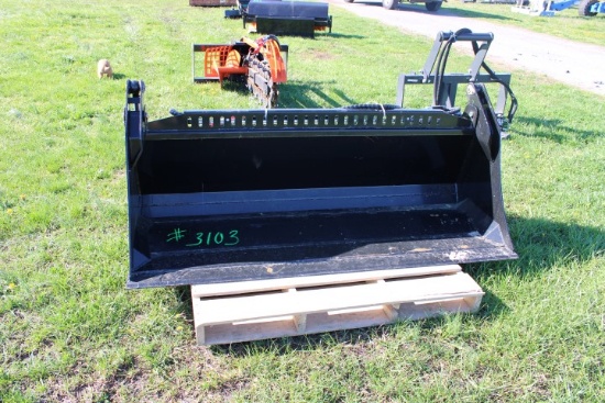 #3103 NEW 72" 4 IN 1 HYD BUCKET FUTURE SKID STEER 4 & 1 BUCKET MOD KH72 WOR