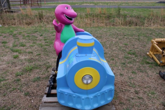 #1104 BARNEY CHILDRENS RIDE BY FUN2LEARN CHILDRENS RIDES LTD