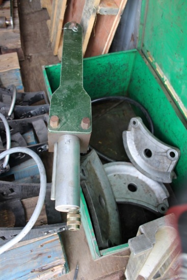 #503 GREEN LEE BOW WITH RAM AND HOSE 1 1/4 1 1/2 AND 2 PIPE TRAY 1 1/4 1 1/