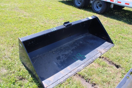 #118 78" Bucket Skid Steer Mount 78" Wide X 30" Deep X 19" High M