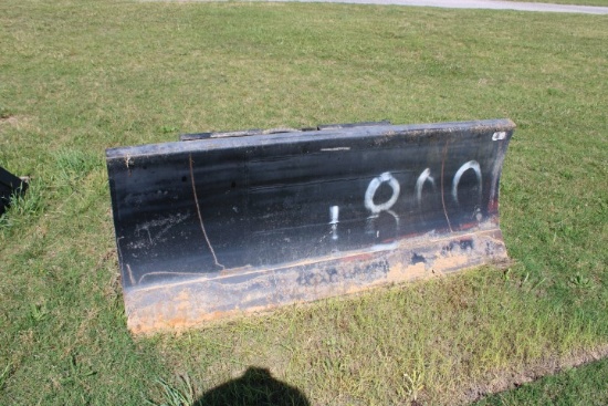 #806e 6' Hyd Blade Mounted On Skid Steer Plate