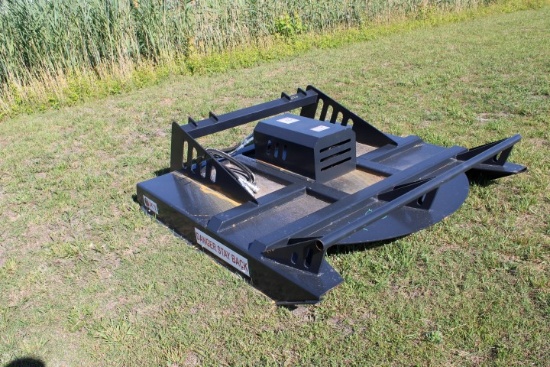 #108 72" Bush Hog Skid Steer Mount Hyd 20 Gp Max 3000 Psi