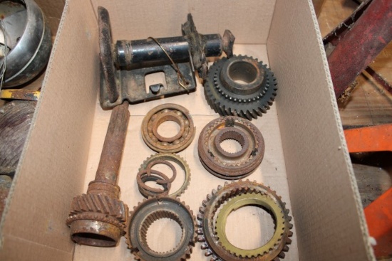 EARLY CAR PARTS BOTTLE JACK ETC
