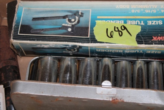 TOOL LOT DEEP SOCKETS TUBE BENDER AND MORE