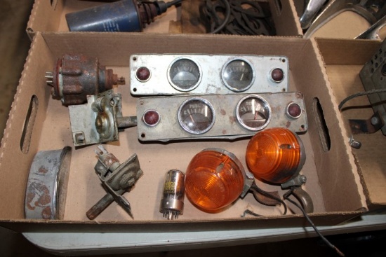 EARLY FUEL AND TEMP GAUGES LIGHTS AND MISC AUTO PARTS