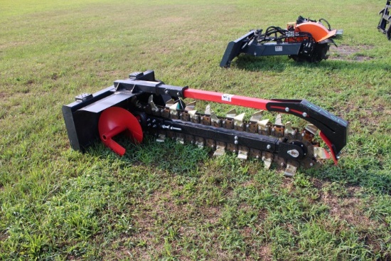 #4707 Heavy Duty Skid Steer Trencher Mdoel Rmt48 Sn T20260301676 48" Trench