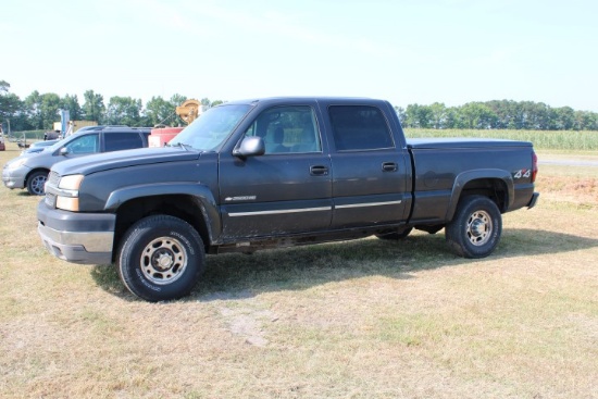 #6601 2004 Chevy Silverado Ls 2500 Hd Crew Cab 4x4 265996 Mi 6.0 Gas Auto T