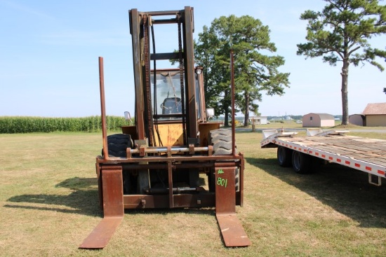 #801 Wiggins Forklift Diesel Mod W160at120 H213 Showing 884 Hrs 16000 Lbs T