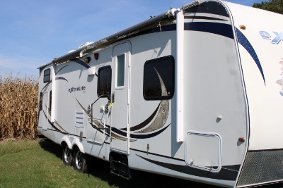 4301 2012 Forest River 29 Bhs Extra Lite Camper Tamden Axle Good Tires Can