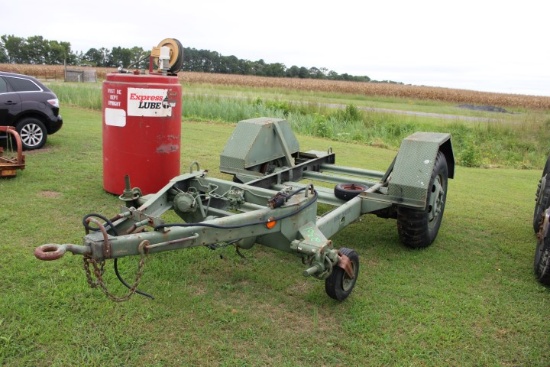 #2301 Military Trailer Us Army Tank Auto M353 No Title Sn 340392