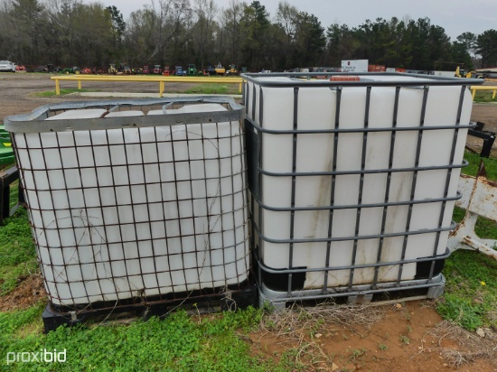 (2) Plastic Totes