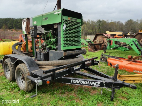 Water Pump on Trailer