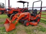 Kubota BX2670 4x4 w/ldr, belly mower